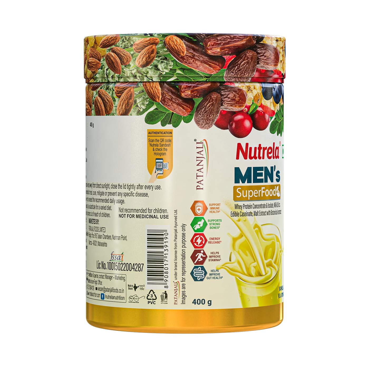 Nutrela Combo Men Superfood & Spirulina Capsule — Amazon image 5
