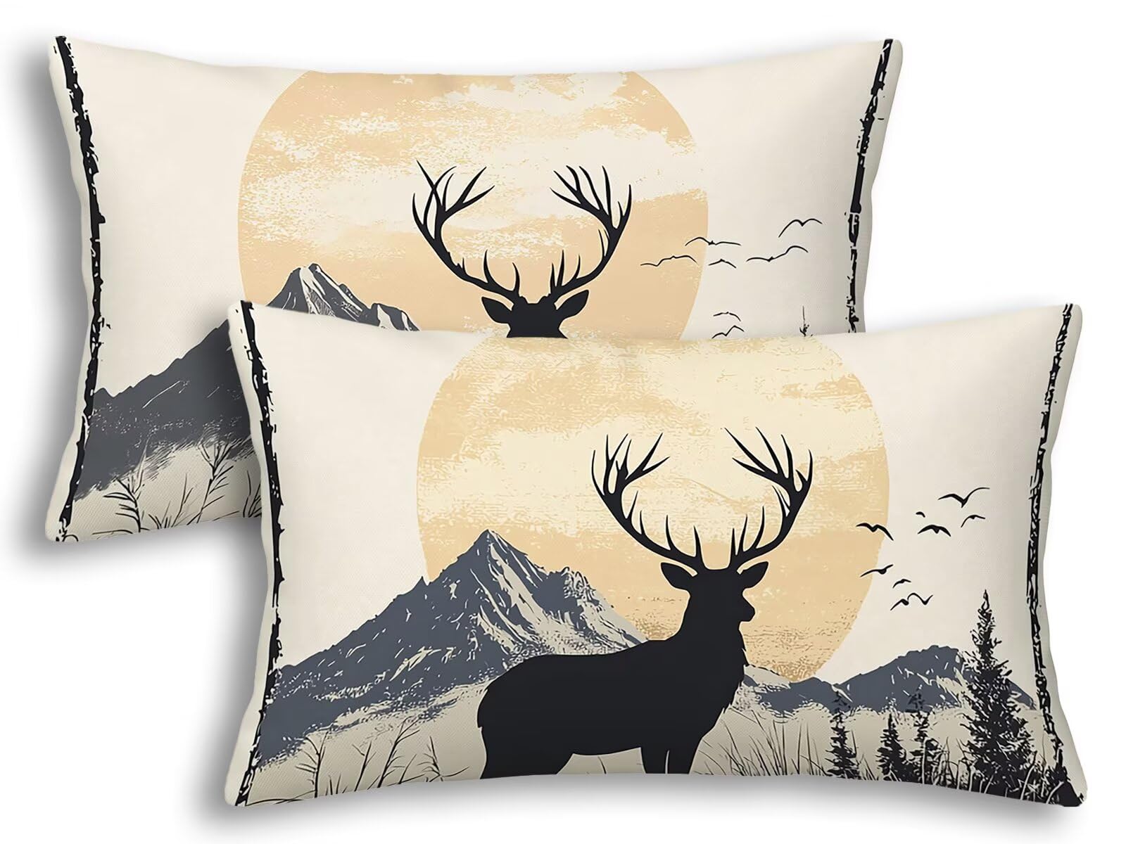 Taie oreiller 40x80 cerf lot de 2 pour protéger vos coussins et redonner vie à un vieux canapé