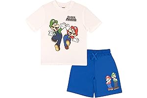 Adorable Camisas de Mario Bros para Niños