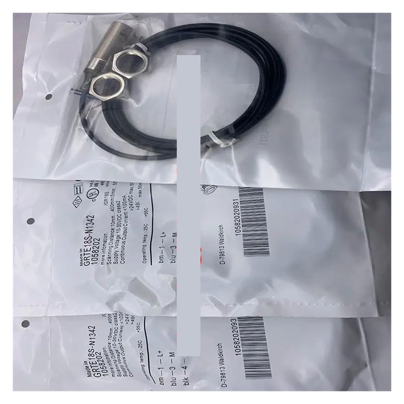 Cjkxpzmh One Color 1Pcs Photoelectric Switch Sensor Grtb18-P2412 Grte18-N2442 Grte18-P2442 Grte18s-P2312 Grtb18s-P2412 Grte18-P2412(Grte18-N2442)