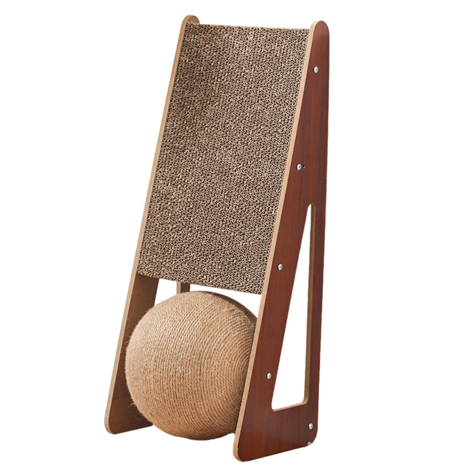 3 Almohadillas para rascar Gatos,Rascador para cartón | Pelota para rascar sisal Natural, cartón para rascar Gatos para Gatos pequeños y medianos