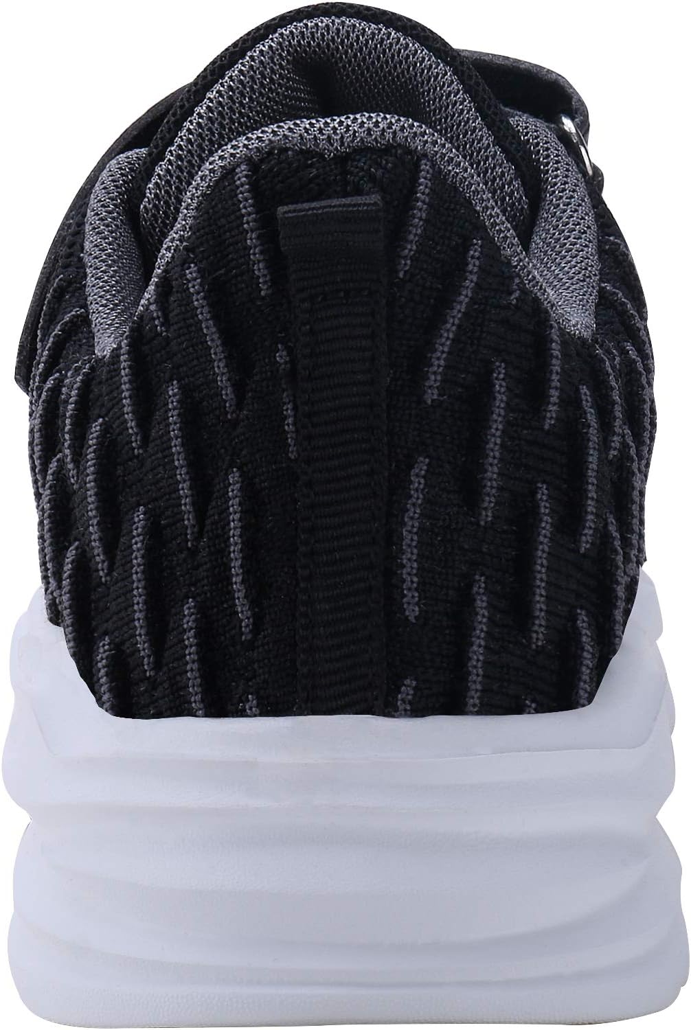 Vivay Kids Running Shoes Boys and Girls Lightweight Comfortable Athletic Sneakers(1-Black,Size 12 Little Kid)