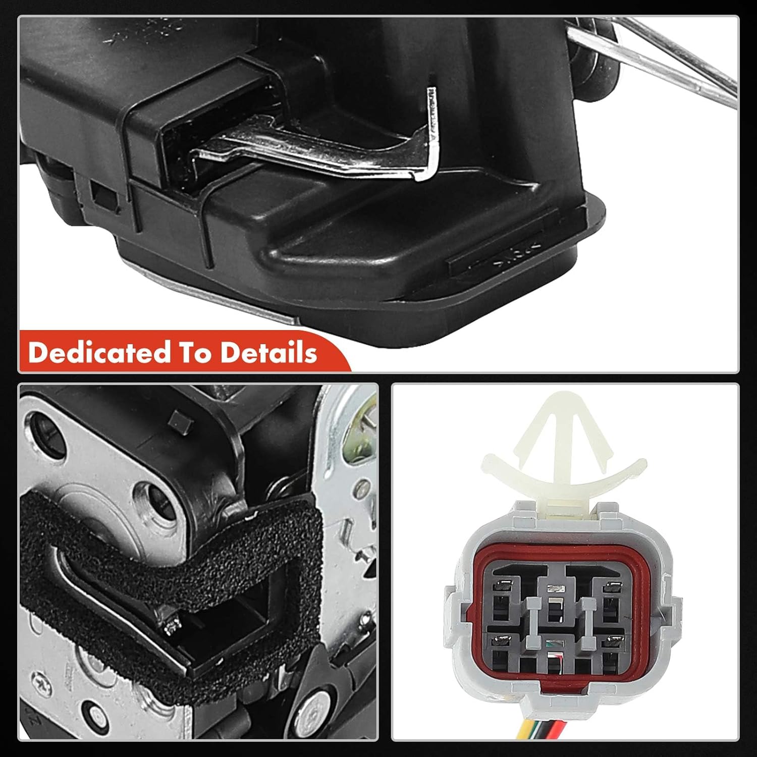 A-Premium Rear Left Driver Side Door Lock Actuator Compatible with Kia Spectra/Spectra5 2005-2006, for Model with Keyless Entry System