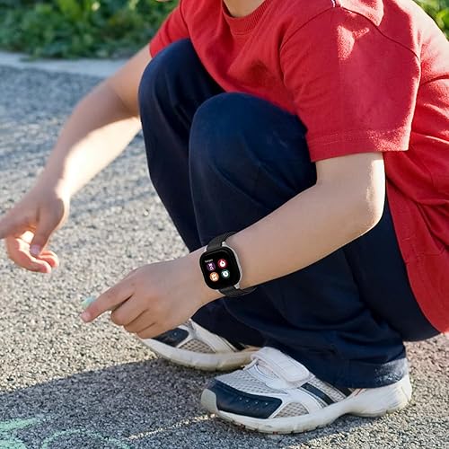 Miniatura 6 de Paquete de 2 correas elásticas de nailon compatibles con Gizmo Watch 3 2 1Gabb Watch 3 2 1SyncUP Kids WatchCosmo JrTrack 32 SE2JrTrack para niños,