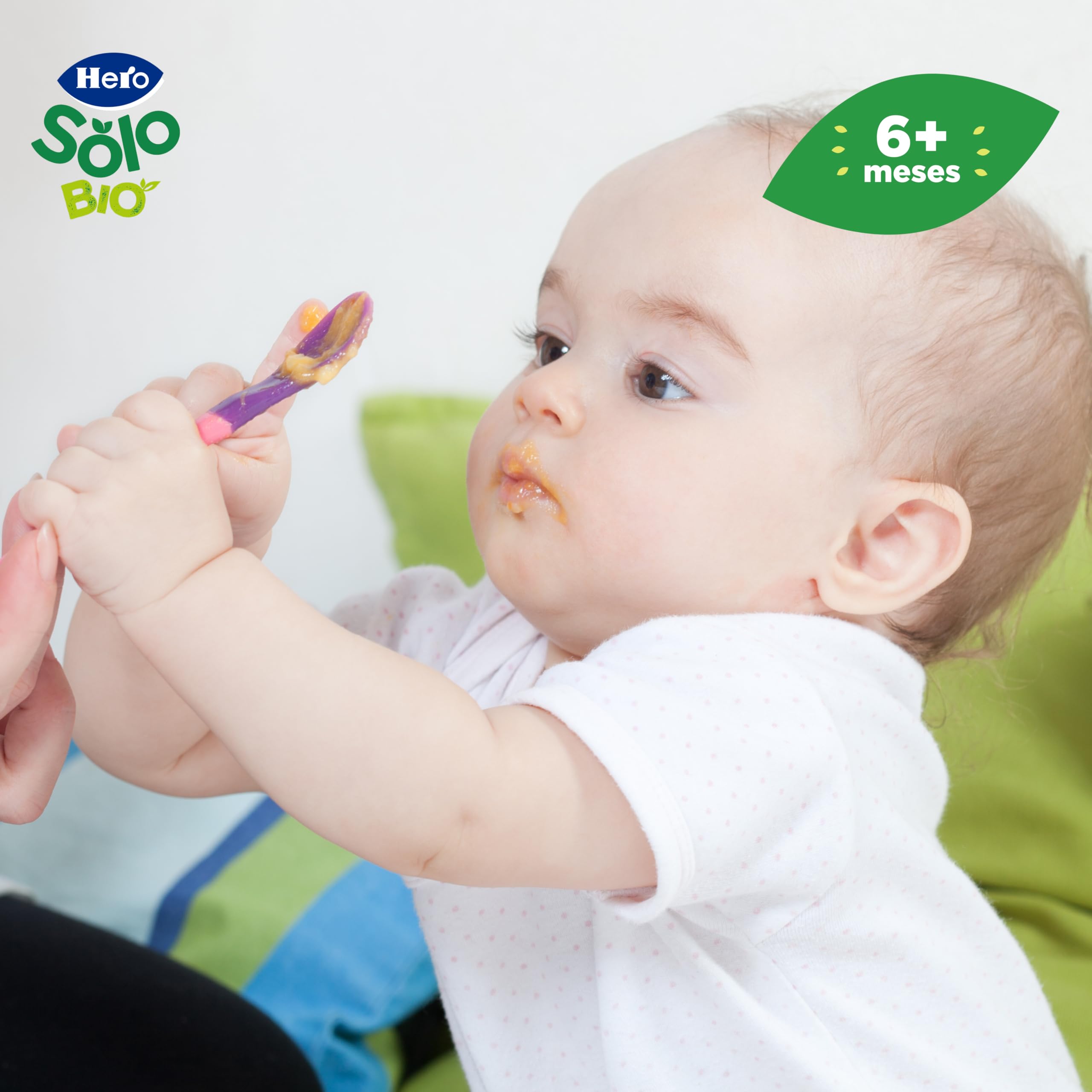 Hero Solo Bio Tarritos de Calabaza, Patatas, Guisantes y Brocoli 100% Ecológico 12 x 190 g