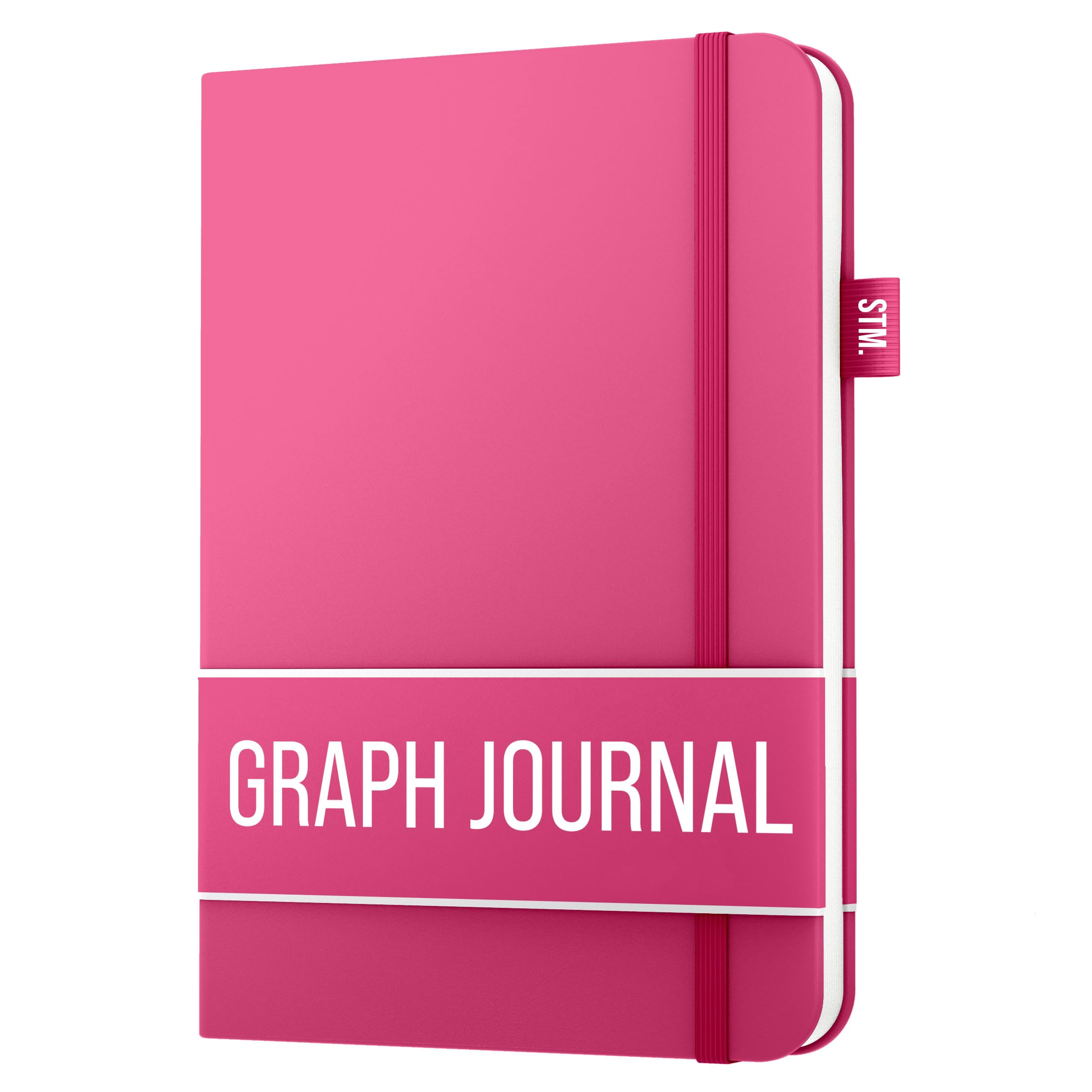 Graph paper Notebook for writing | 150 pages A5 Squared notebook, 120gsm Thick Paper with Sticky Notes, pen holder, band, (V) leather hard cover| Scribbles That Matter graph notebook, 5.75x8.2 inches