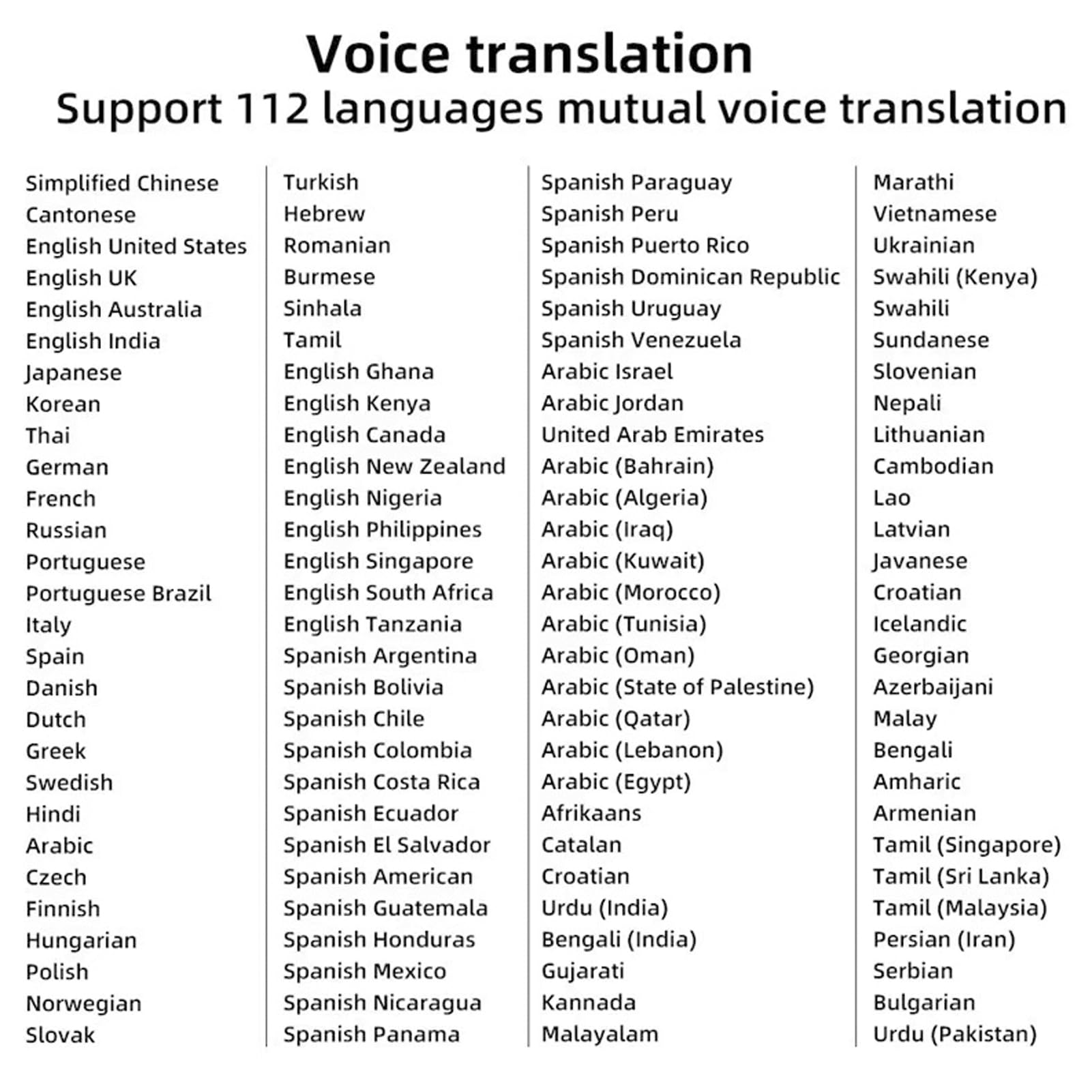 Ausla Penna di Traduzione Portatile, Dispositivo di Traduzione Digitale Multilingue WiFi, 12 Scansioni Offline, Ideale per Studenti e Viaggiatori (PINK)