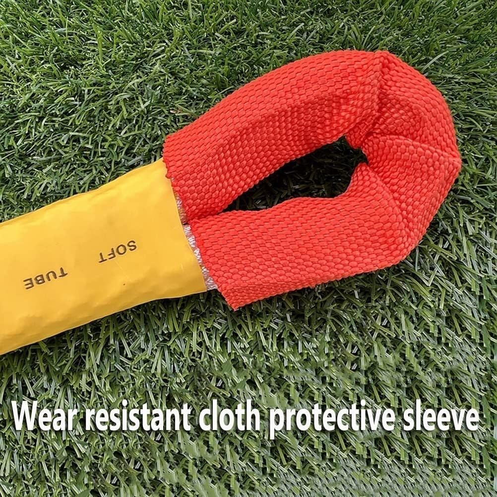 Cuerda de Remolque Cinturón de Remolque de Rescate de Alta Resistencia con 2 Guantes, 2 Hebillas y for automóviles, Camiones y vehículos Todoterreno Vehículos de Emergencia (Size : 3M/5T)