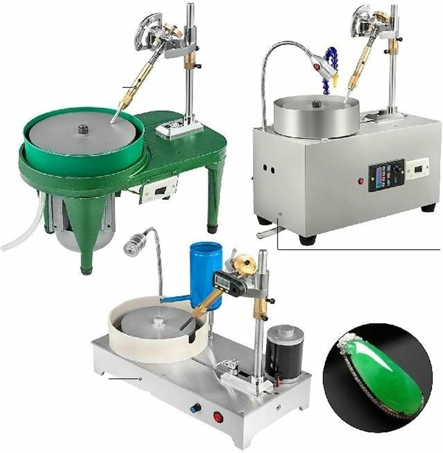 1800/2800 RPM Jewelry Polishing Machine Polisher Gems Polishing Machine for Cutting Engraving Drilling Grinding