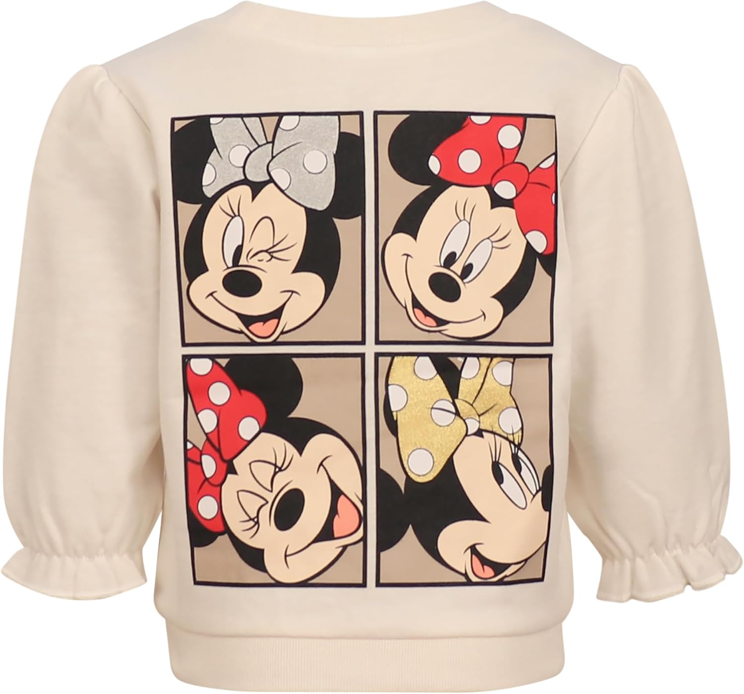 Magic Threadz Disney Clothes Baby Girls Sweatshirt & Pants Set – Marie, Lilo & Stitch, and Minnie Mouse Outfit Set (12M–24M) - Image 3