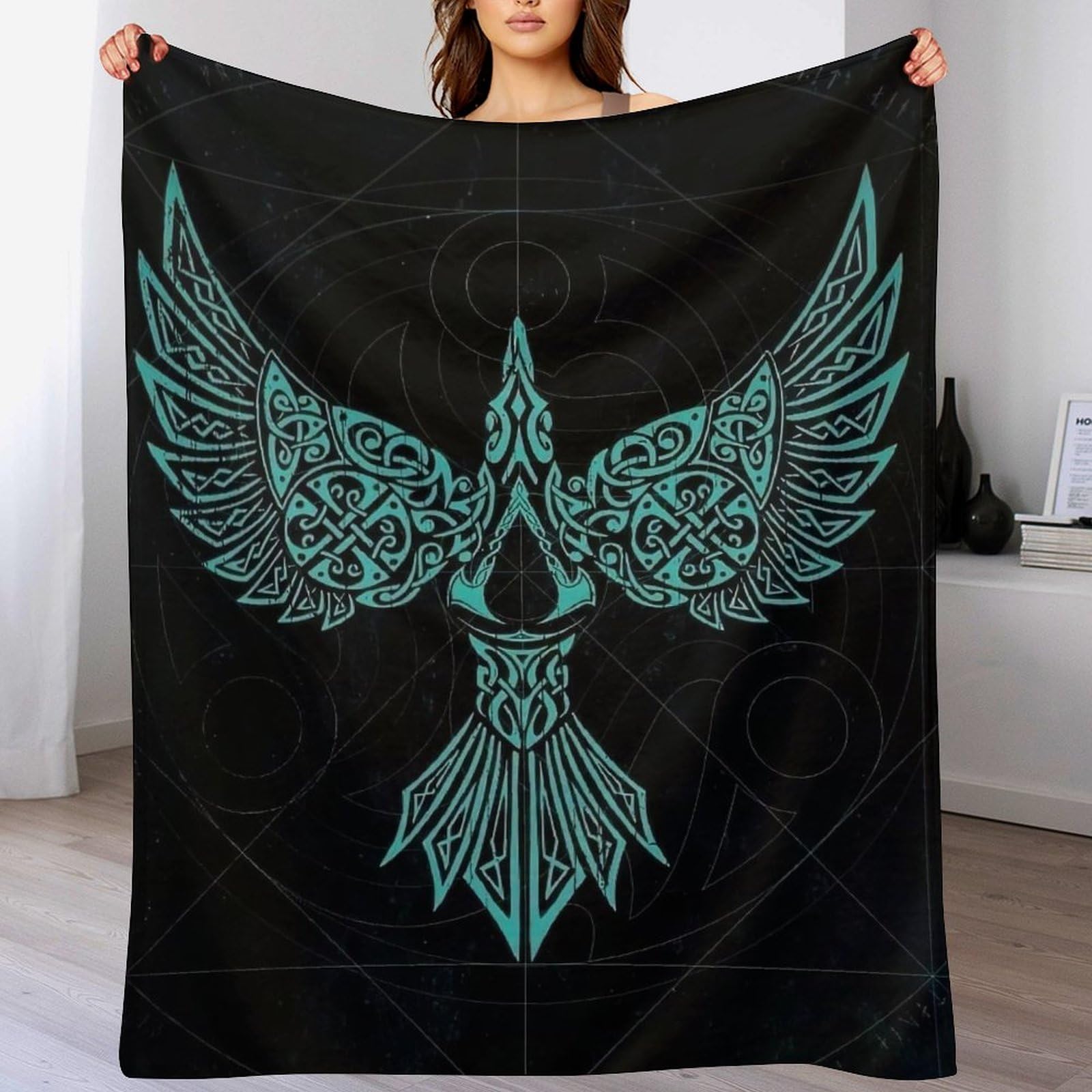Couverture Viking polaire pour des soirées cocooning au salon