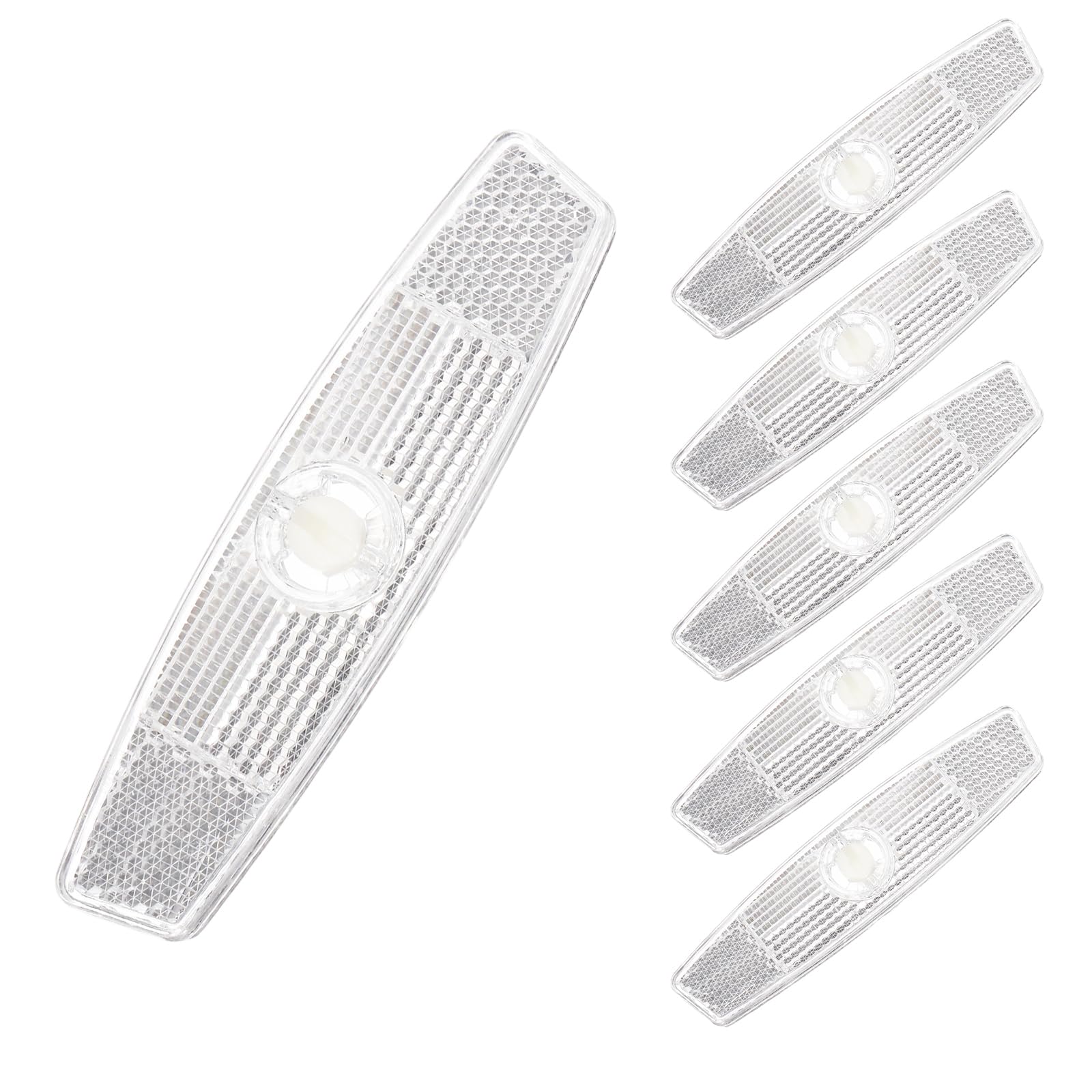 VIAPUICE Bike Spoke Reflectors 4 Pack White Plastic Bike Wheel Reflector
