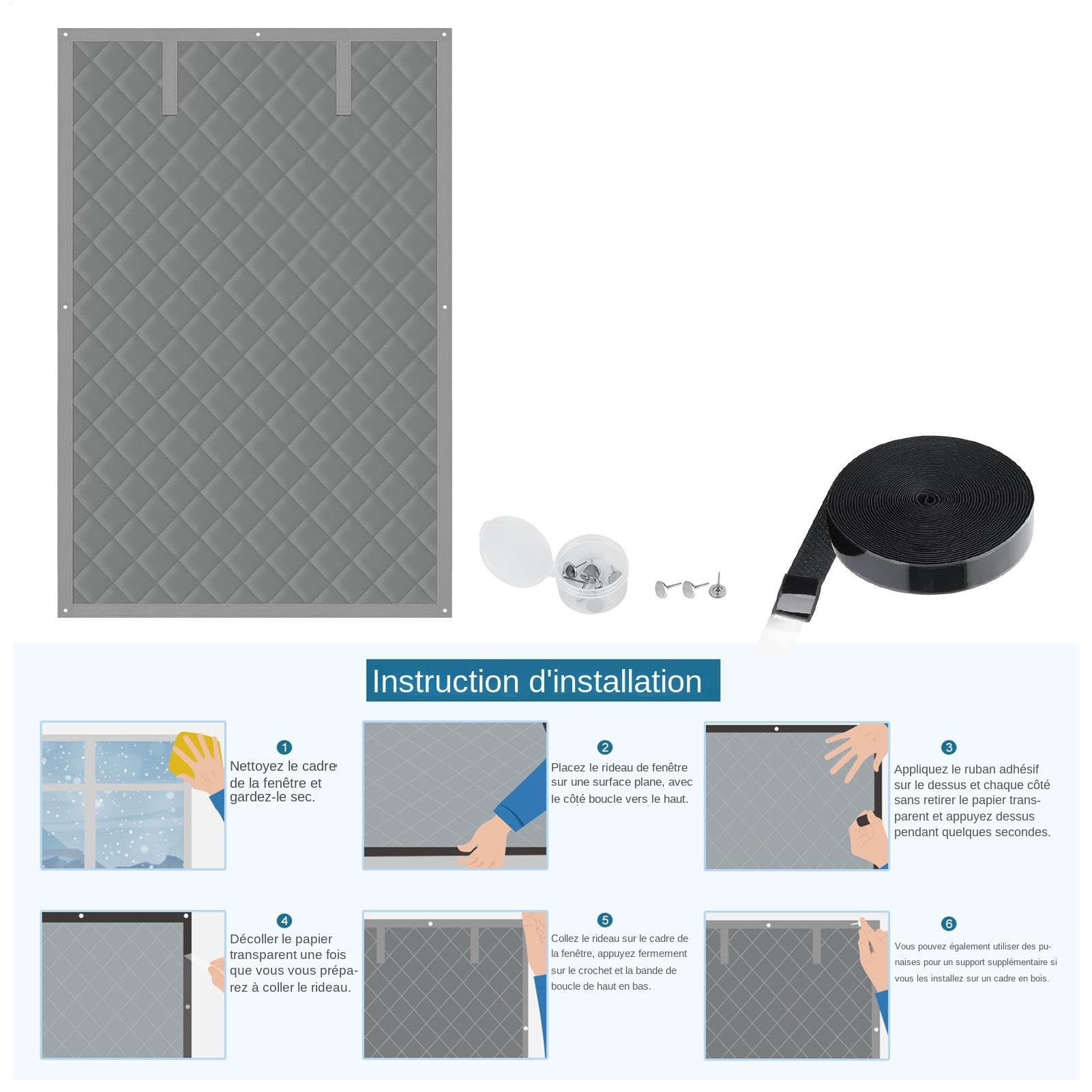 Soundproof Privacy Screen, Privacy, Cold Protection Blanket | Noise Reduction Cover, Soundproof Design, Waterproof and Windproof, Ideal for Balconies, Bedrooms, Kitchens