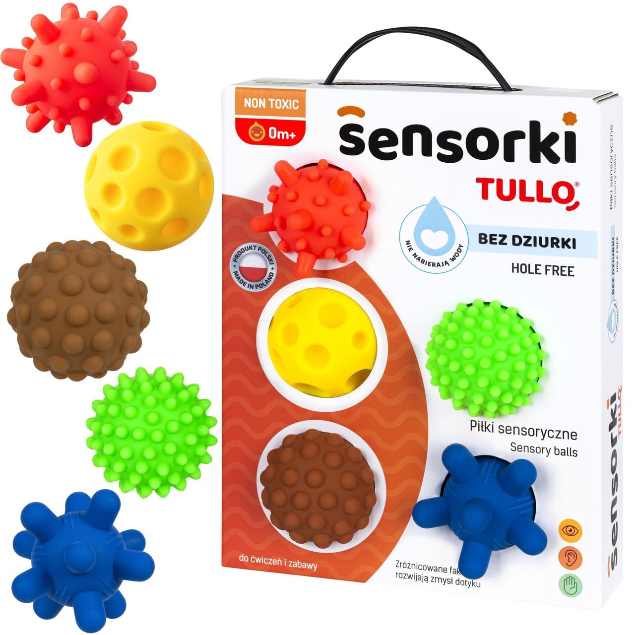 Tullo Sensors Sensory Balls 5pcs