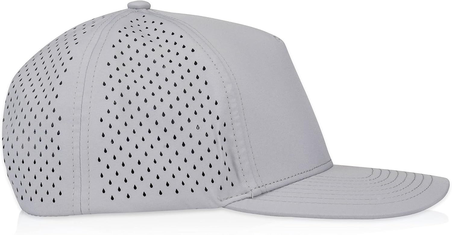 Billest Gilbert Performance 5‑Panel Snapback Hat – Adjustable Flat‑Bill Cap for Men & Women | Breathable and Lightweight - Image 3