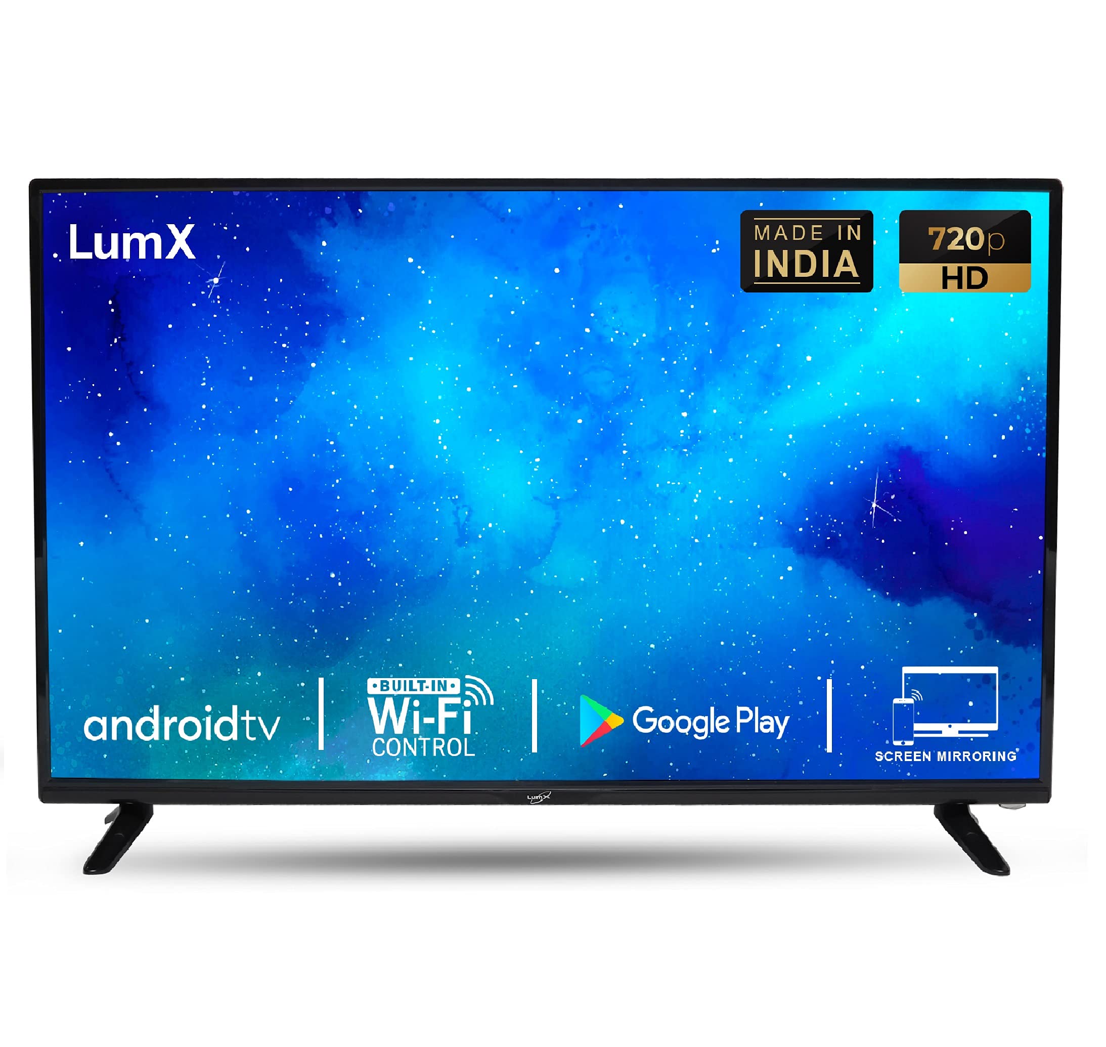 LumX 80 cm (32 Inches) HD Ready Smart Android LED TV 32YA573
