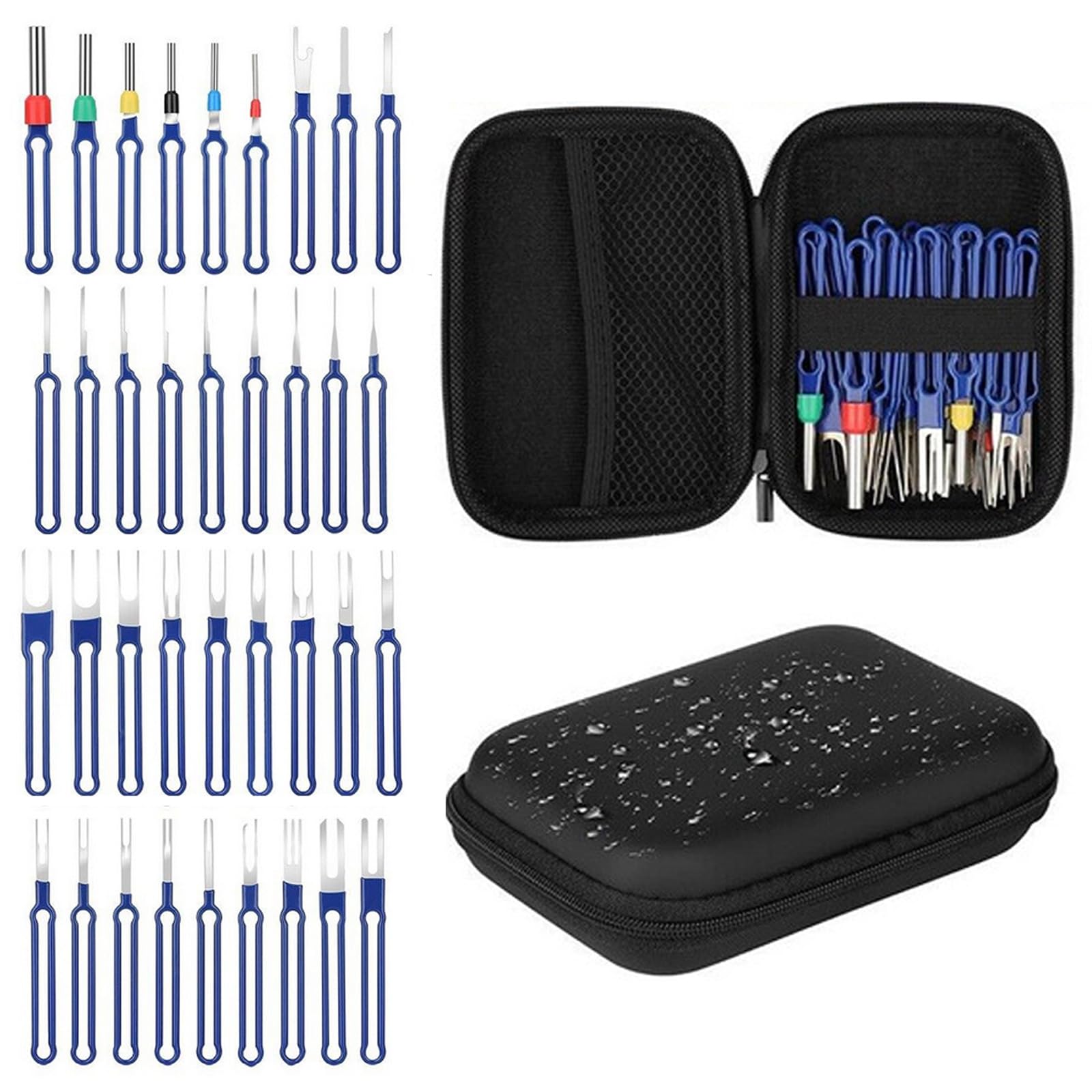 36 PCS Upgraded Terminal Removal Tool Kit, Pin Extractor Tool, Electrical Wire Connector Pin Removal Tool Kit