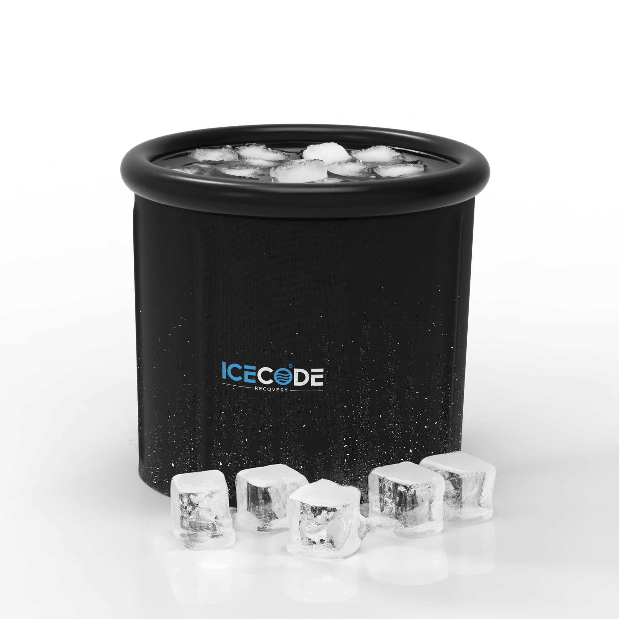 ICECODE Ice Bath India - Portable & Highly Durable,5-Layer Insulated Ice Bath Tub for Homes,Gyms,Yoga Studios and Wellness Centers - Mini, PVC, Black…
