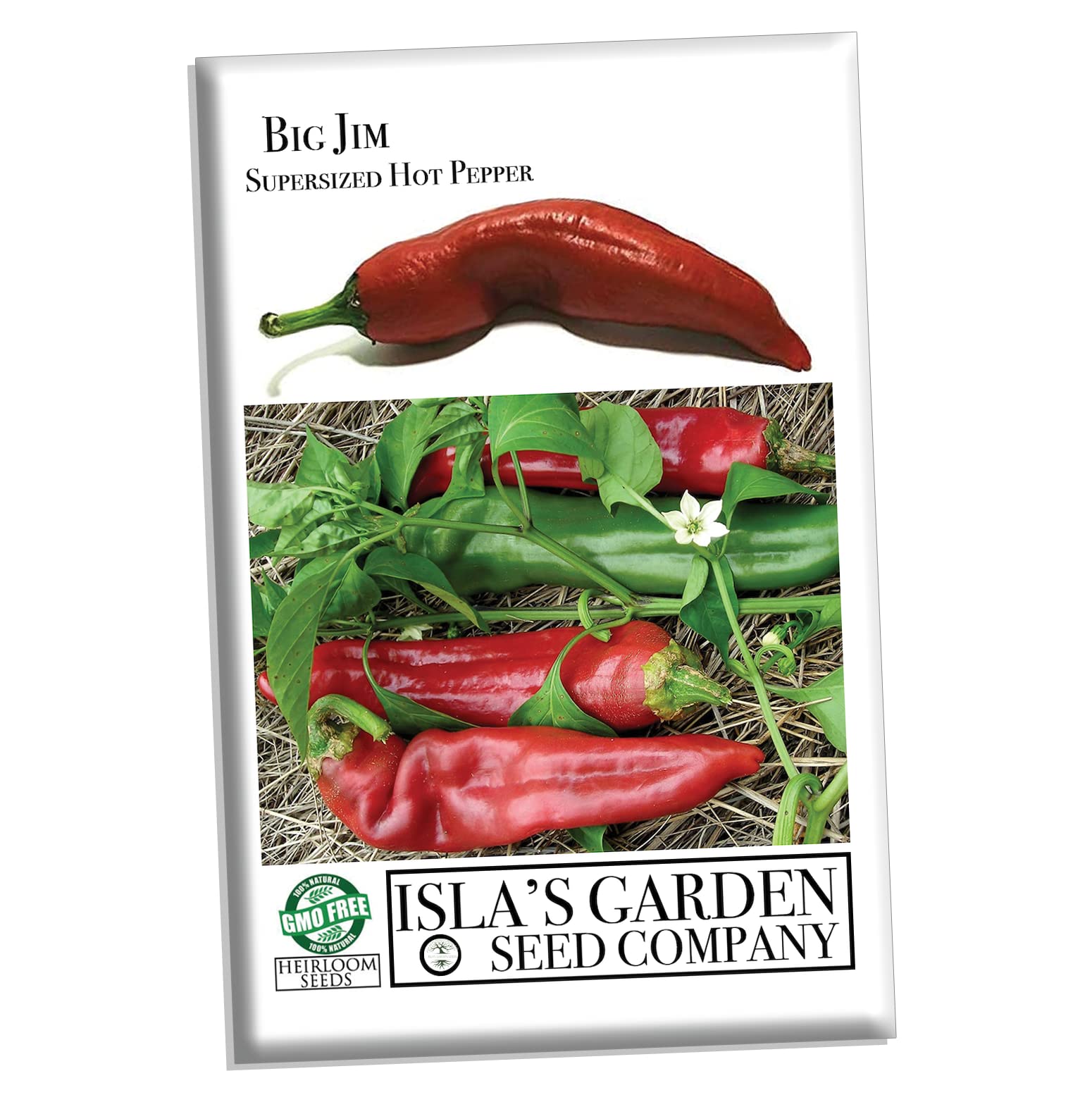 Amazon.com : Big Jim Supersized Hot Pepper Seeds for