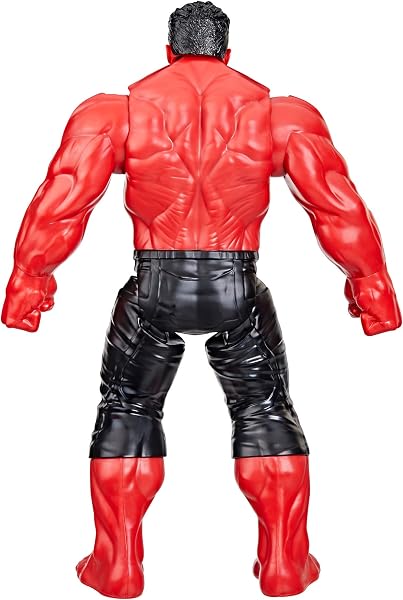 Hasbro Marvel Studios Titan Hero Series, Captain America: Brave New World, action figure deluxe di Red Hulk - 3
