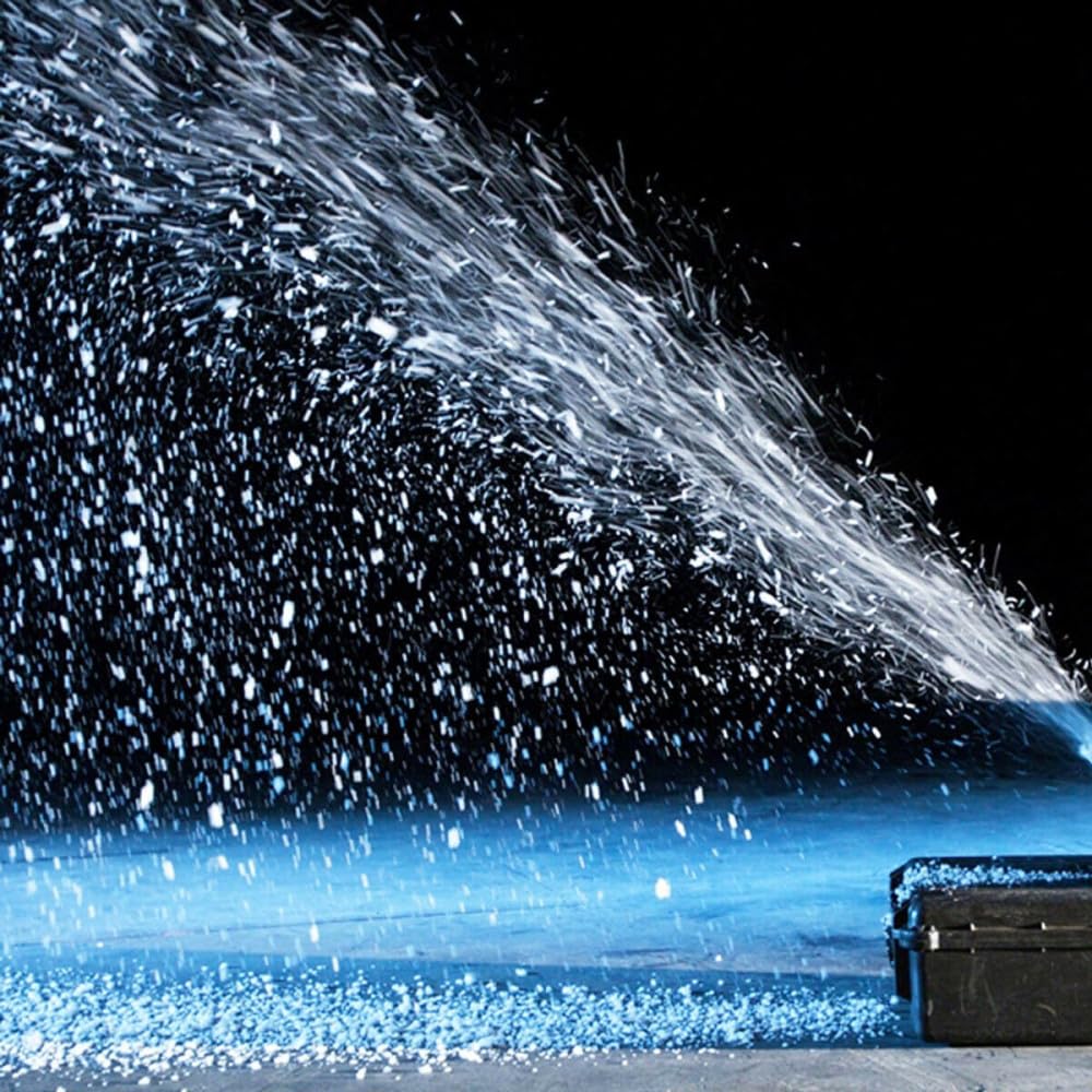 OISE ART STORE Trade Shop - Macchina Spara Neve Artificiale Finta per Schiuma Party 1500w Effetto Discoteca