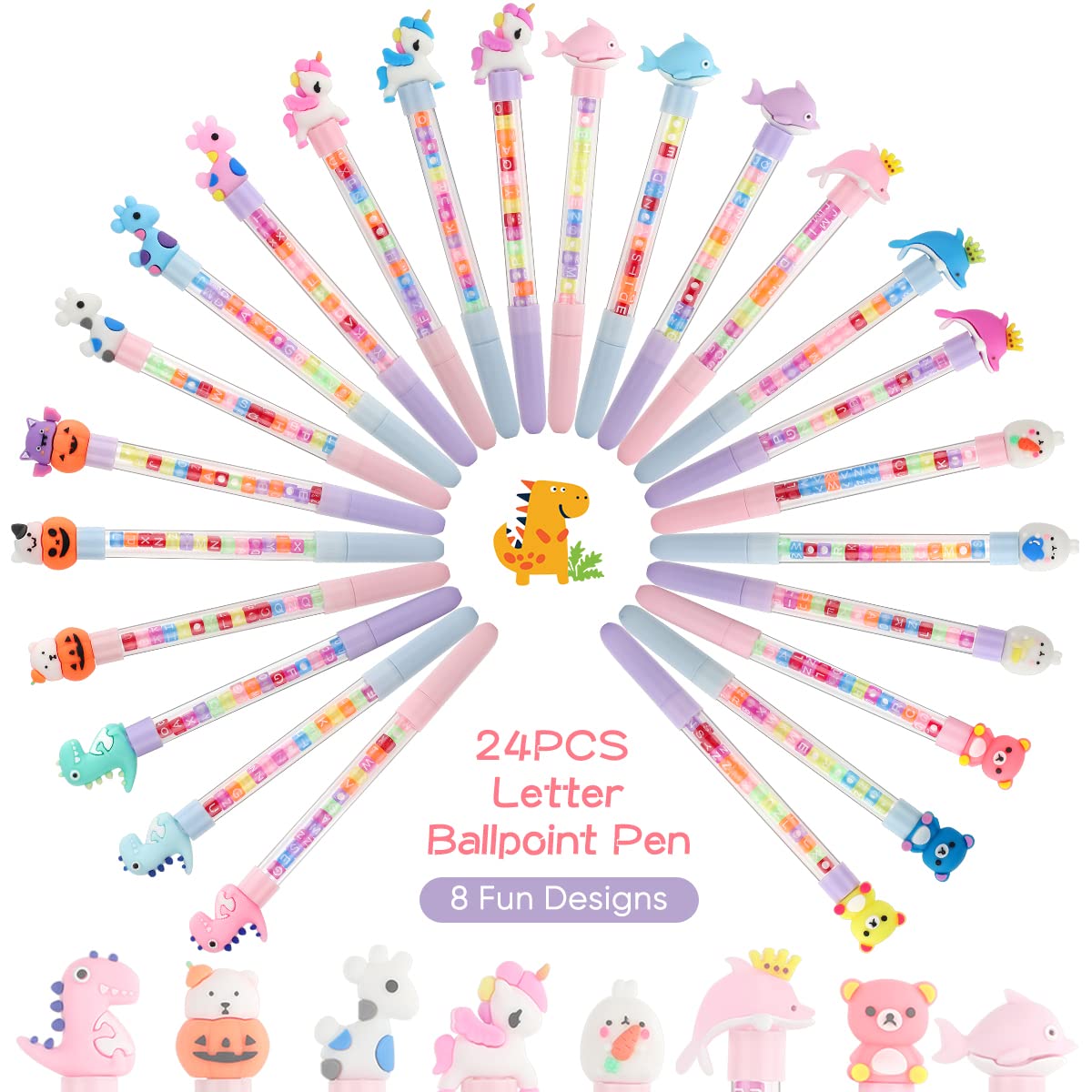 Penne Gel Animali - 30 Pezzi Colorati Per Bambini E Materiale Scolastico - Foto 5