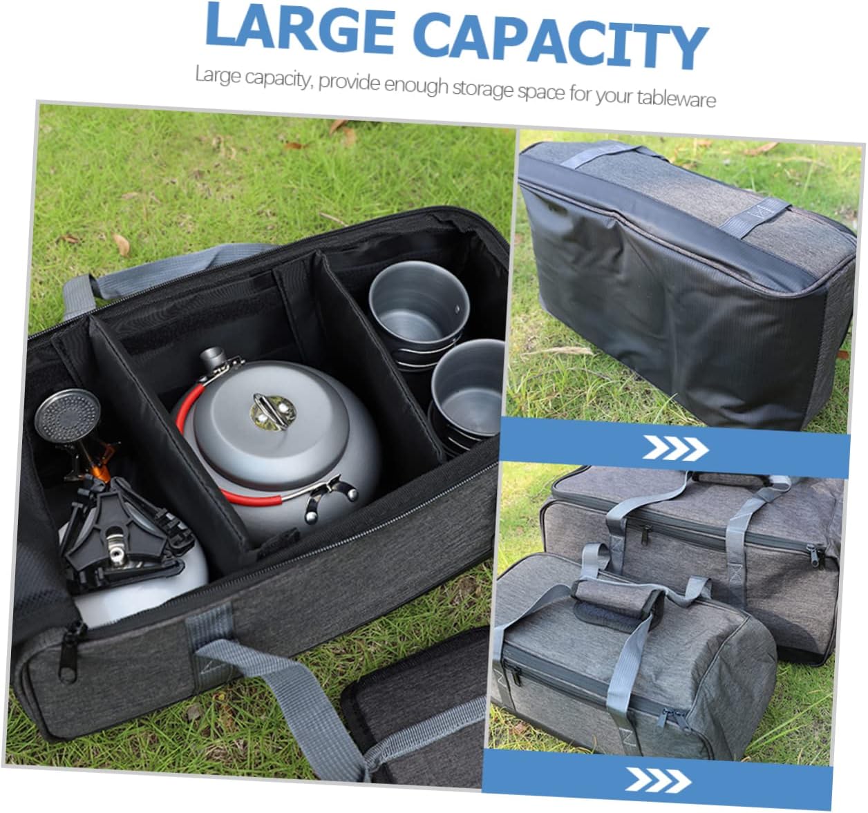 Camping Utensil Bag Stove Pot Outdoor Cooking Gsi Cookware Storage Container Power Supply Pouch
