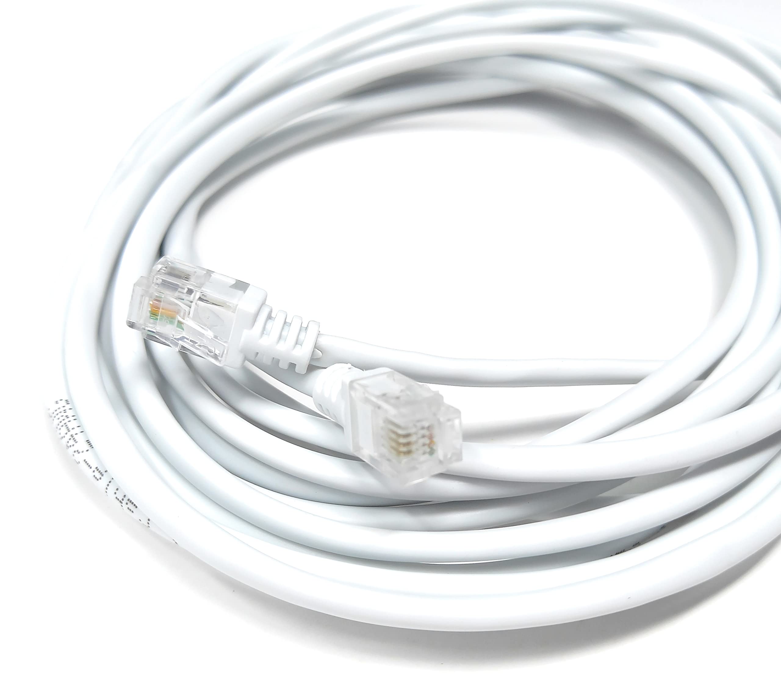 DRUT 4m RJ11 to RJ11 ADSL 2 High Speed Broadband Modem Telephone Cable Transmits Data Up to 100 Mbits/sec - Image 2