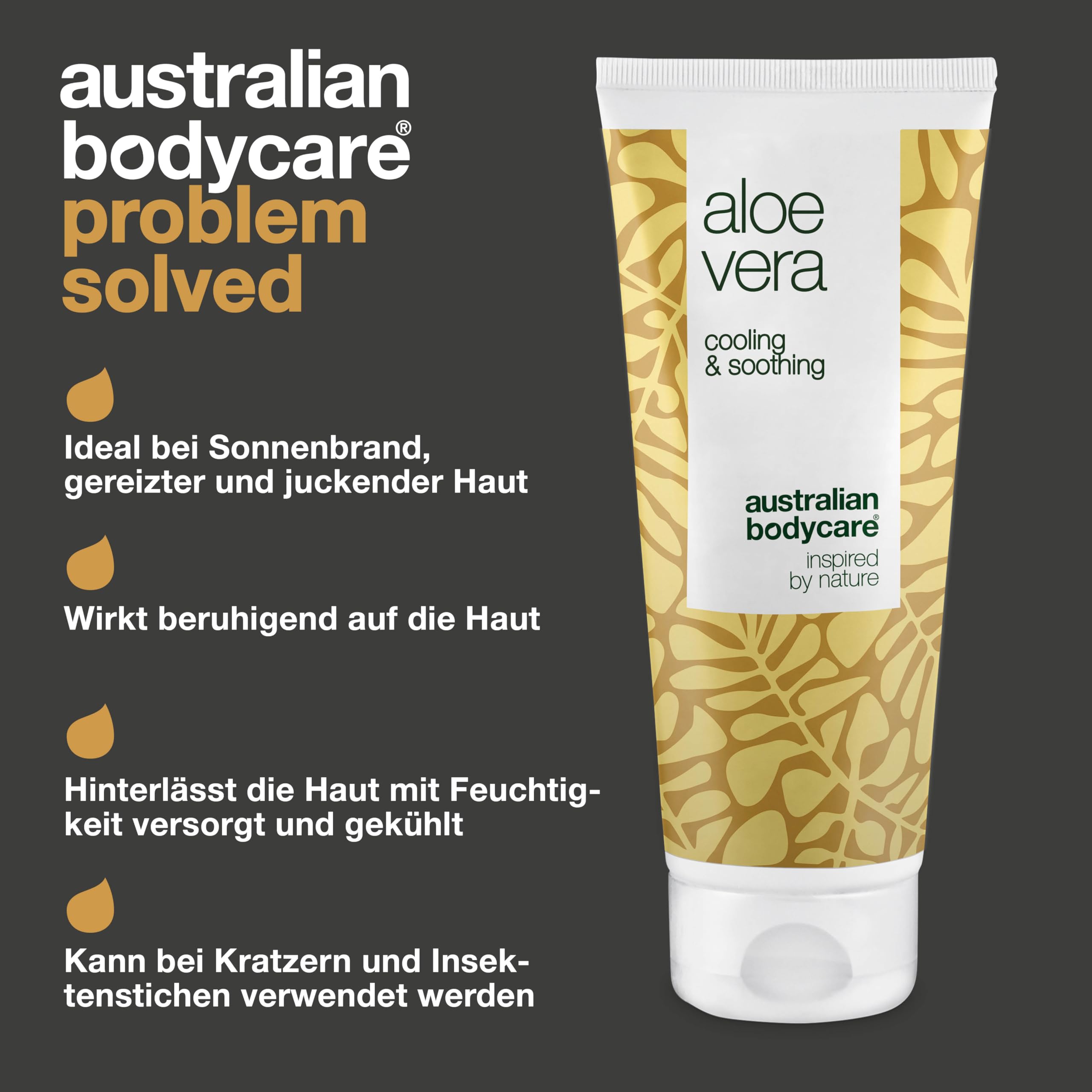 100% Vegan Bio Aloe Vera Gel 100 ml | Aloe Vera After Sun Balsam |  Natrliches Aloe Vera & Teebauml | Khlend & feuchtigkeitsspendend gegen  Juckreiz, Sonnenbrand & Narben : Amazon.de: Kosmetik