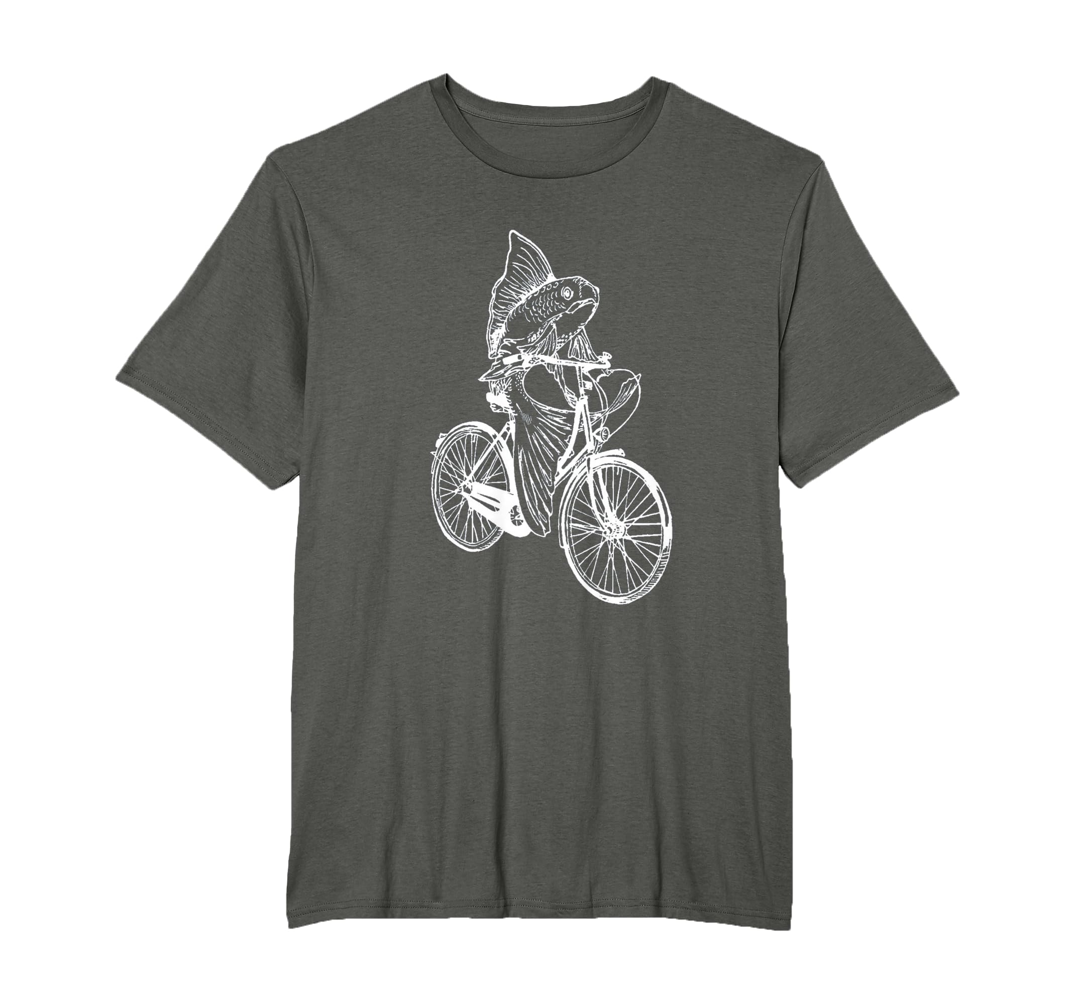 Fish on a Bicycle: Because Every Fin Needs a Pedal Partner T-Shirt