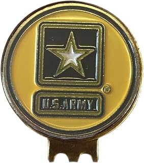 Magnetic Golf Hat Clip with 2 Double-Sided Golf Ball Markers – Easily Attaches to Golf Cap – Made of Stainless Steel & Ideal for Avid Golfers