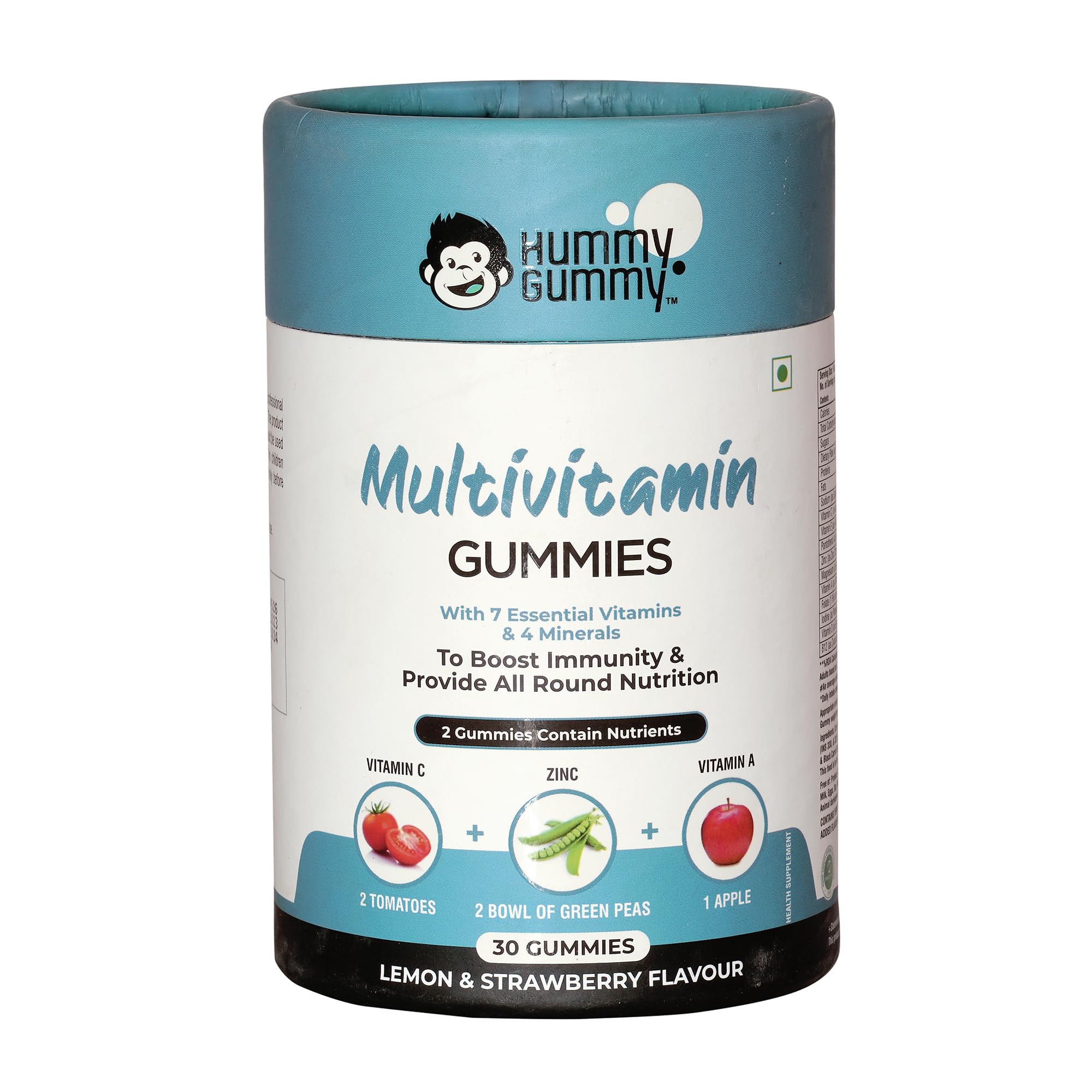 Hummy Gummy Multivitamin Gummies for Kids & Adults with Zinc, Fiber, Magnesium, and Multi Minerals Enhances Immunity, Stronger Muscles & Energy 30 Gummies with Strawberry & Lemon Flavor (B0BTLH8J5R) Amazon Price History, Amazon Price Tracker