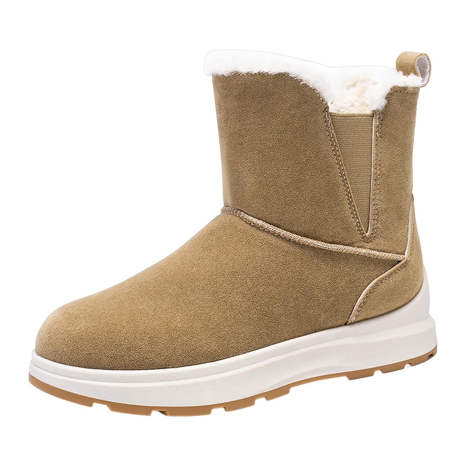 RYTEJFES Botas descanso Nieve Mujer, Tacon Negras Botas de Nieve con Pelo Invierno Impermeable Botas descanso Botas Nieve Calentitas Comodos Zapatos de Invierno 35 Rojo Botas de Mujer Zapatillas Azules
