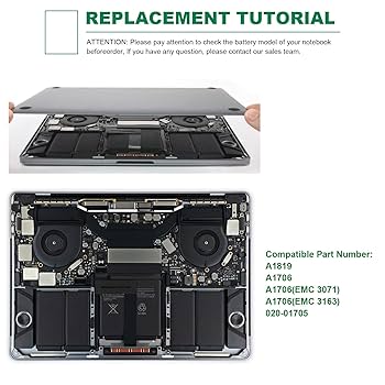 Amazon.com: Fancy Buying MacBook pro A1819 A1706 Replacement