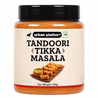 Urban Platter Tikka Masala | 5.29 Oz 150g | Smoky Flavor & Ready-to-Use Marinade Mix | Authentic Indian Spice Blend | for Tandoori Chicken, Paneer Tikka, BBQ & Grilling
