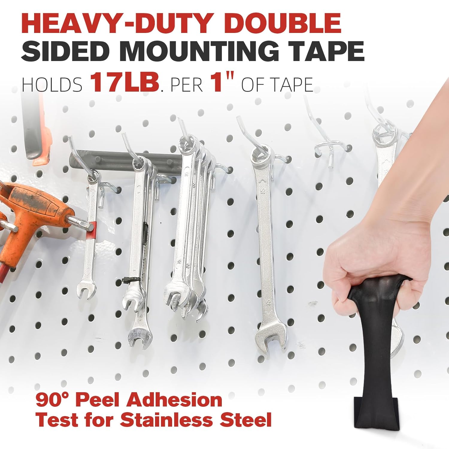 Double Sided Tape Heavy Duty, 0.39" Mounting Tape VHB 5925 Strong Adhesive Waterproof for Automotive, LED Strip Lights, DIY Home Décor