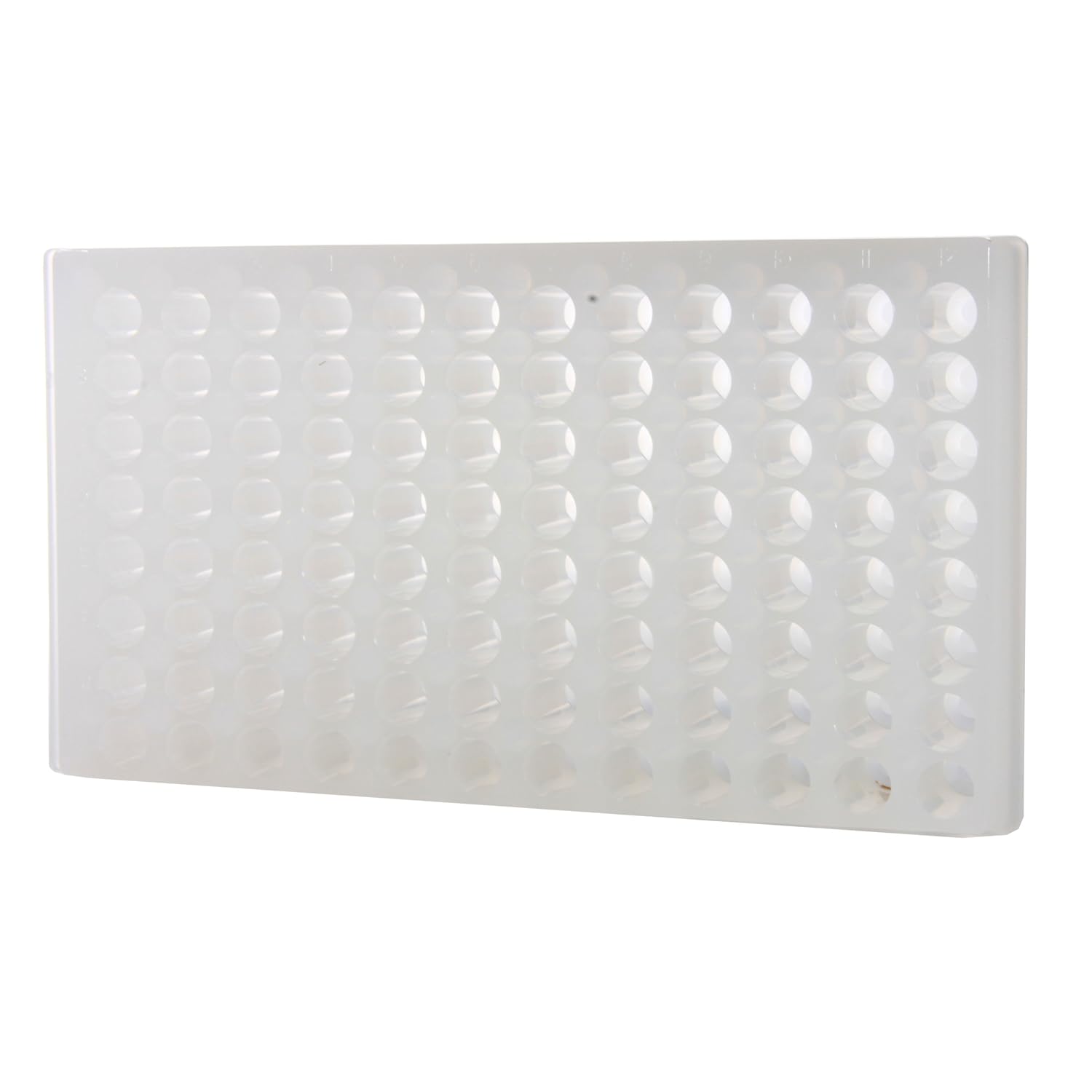 0090 Polypropylene 96 Well Reversible Microcentrifuge Tube Rack, Autoclavable, Natural (Pack of 5)