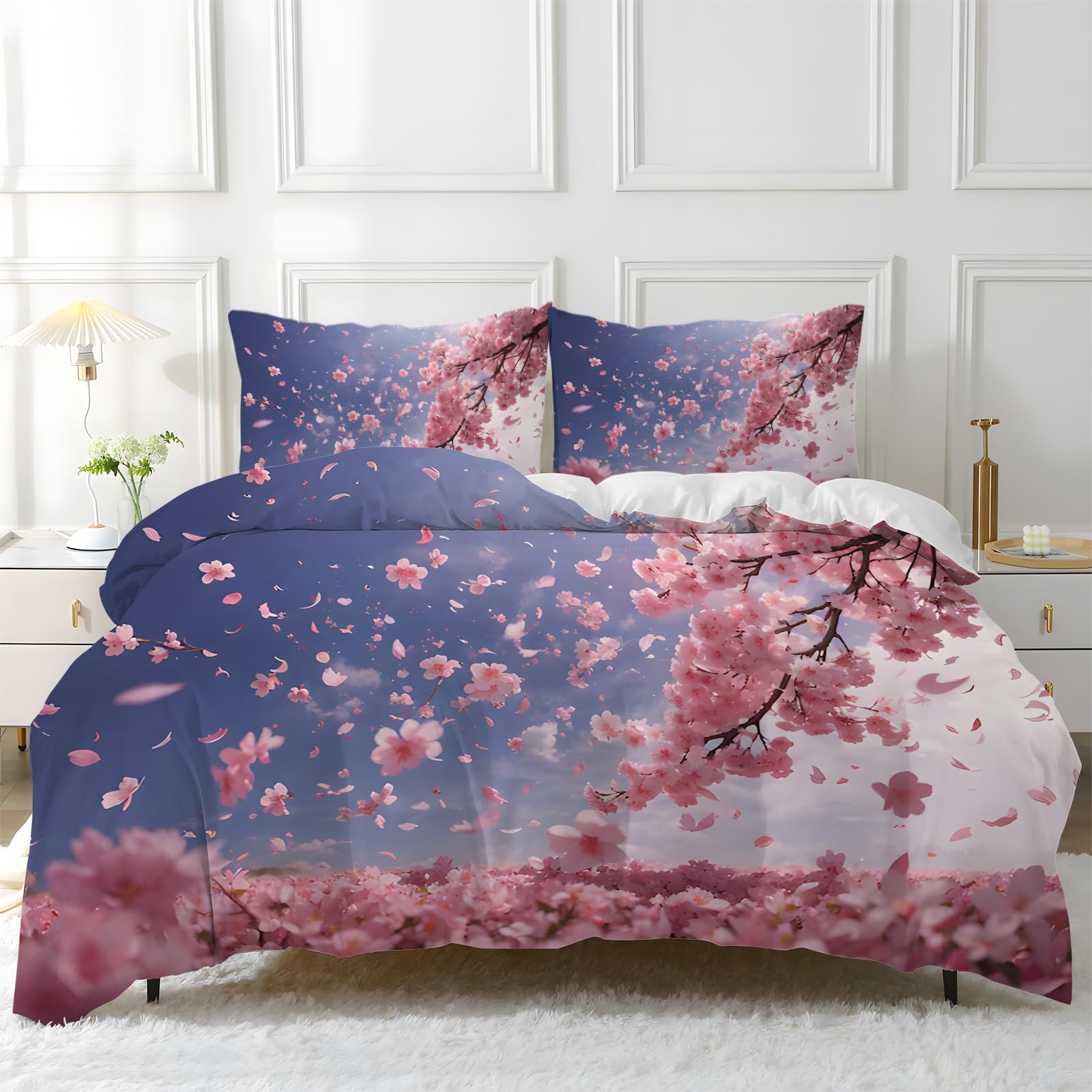 Housse de Couette 240 X 260 avec Fermeture éclair pour Enfiler Votre Couette Facilement