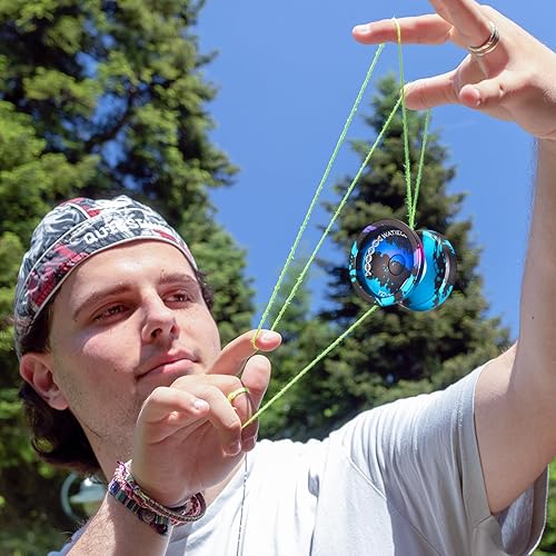 Miniatura 8 de WATIEOBOO Yoyo Trick Yoyo - Rodamiento Yoyo profesional sensible para niños, principiantes, rodamientos Yoyo que no responden para adultos,