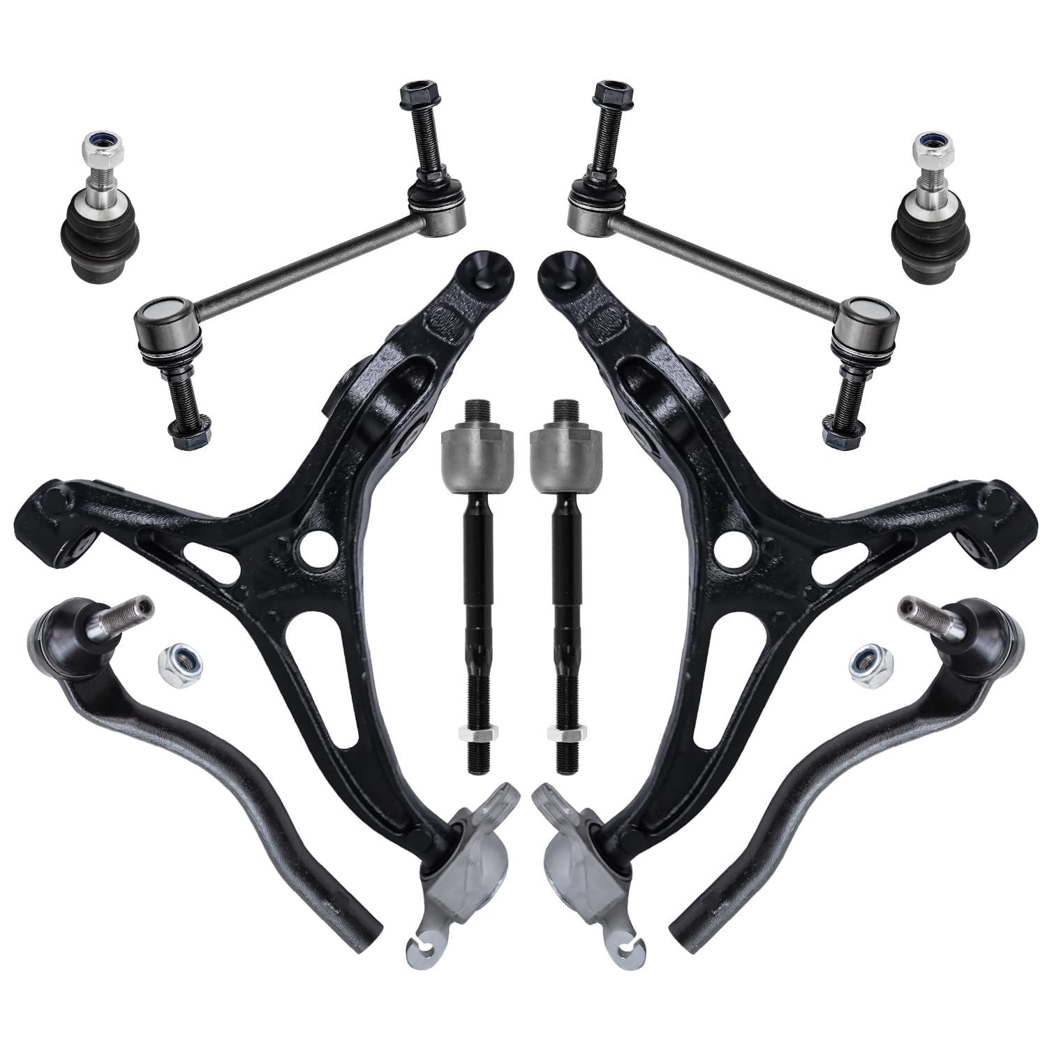 Detroit Axle - 10pc Front End Kit for 2006-2010 Mercedes-Benz ML350, 2