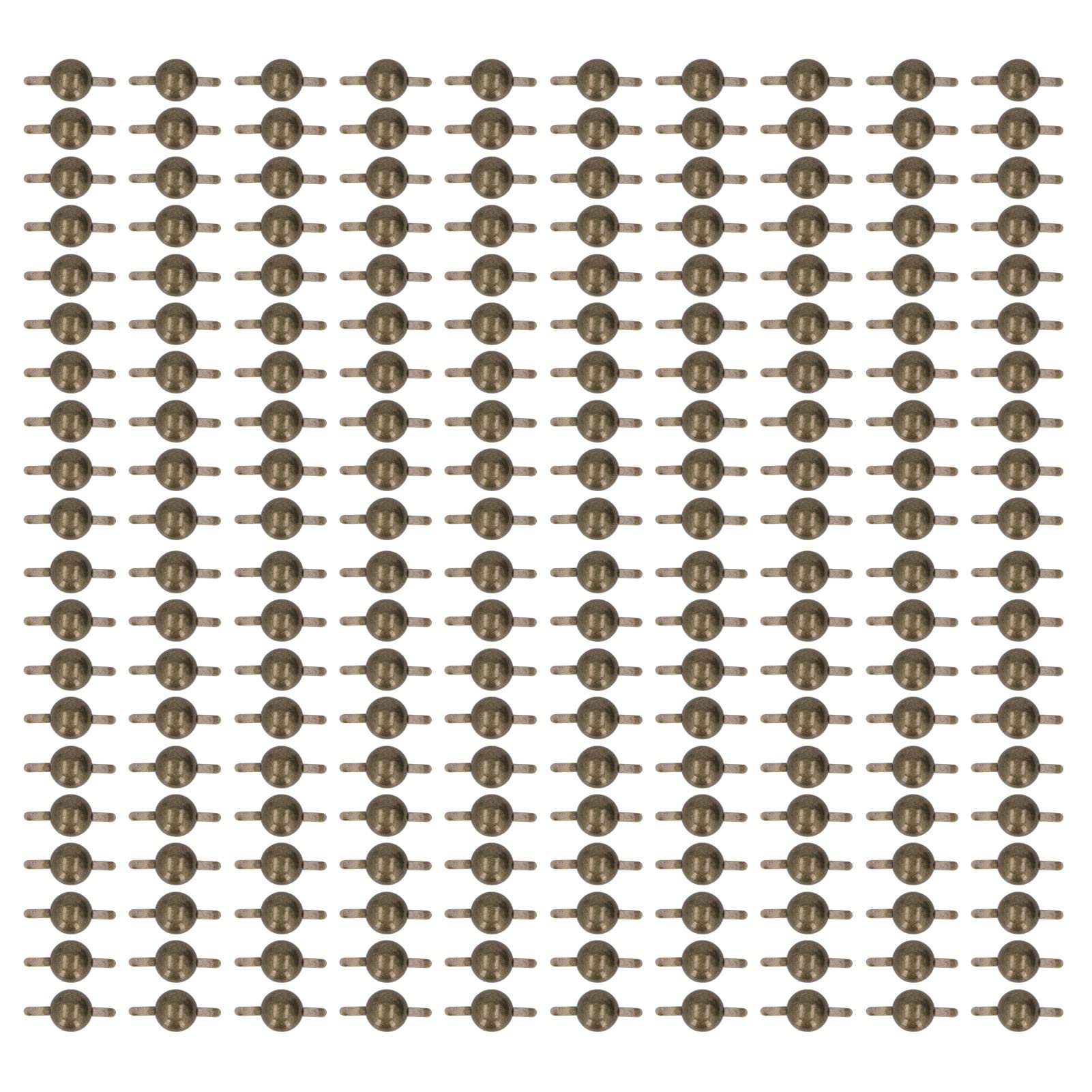 Respicefinem 200pcs Decorative Metal Tack Trim with Electroplating Treatment Burr Wear for DIY Making Ideal for Bags Punk Clothing and Shoes (SP15-004)