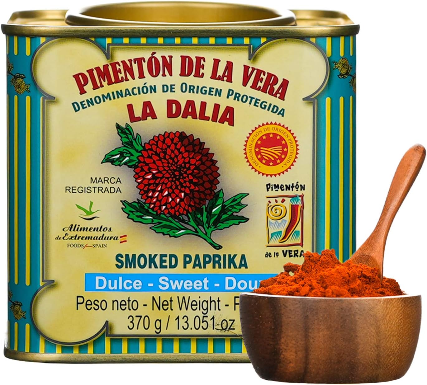 Sweet Pimenton De La Vera Sweet Paprika - 13 OZ / 370 GR