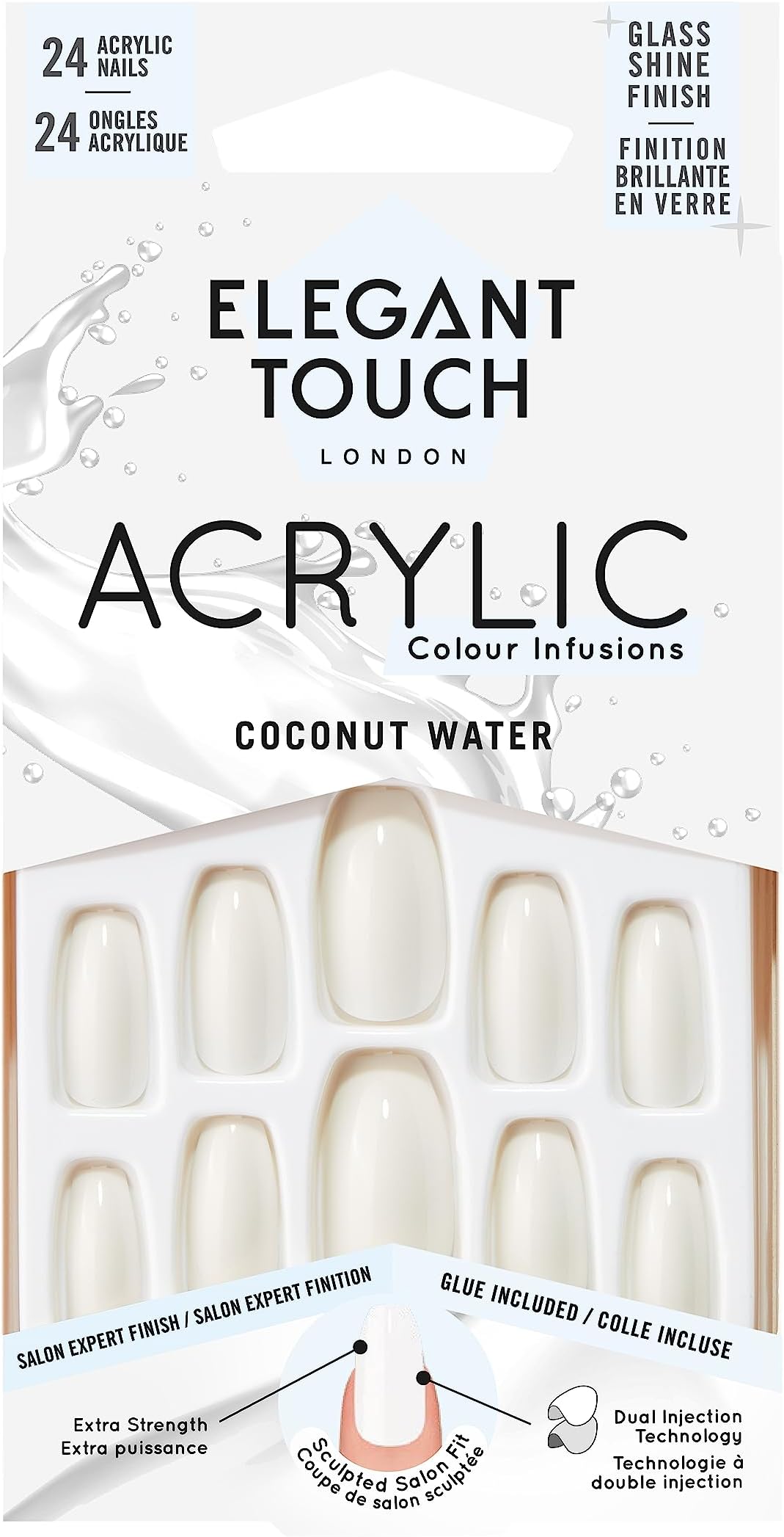 Elegant Touch Colour Acrylic Coconut Water