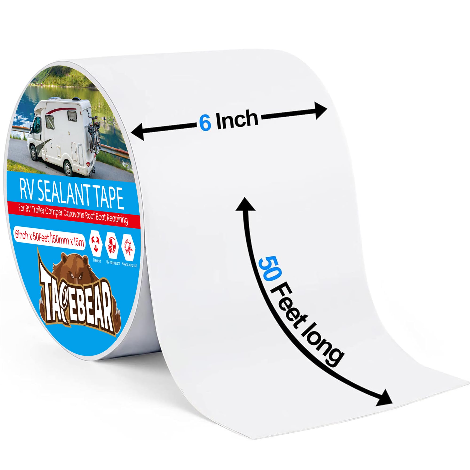 TAPEBEAR RV Sealant Tape 15cm*15m - Image 4