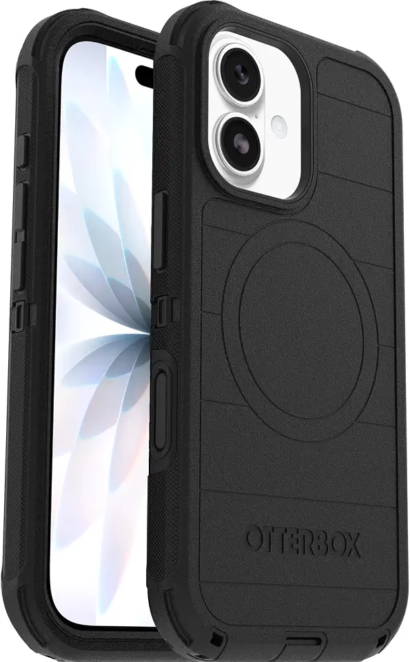 Otterbox Defender Series Pro MagSafe Case for iPhone 17, Shockproof, Drop Proof, Ultra-Rugged, Protective Case, 7X Tested to Military Standard, Black, Non-Retail Packaging