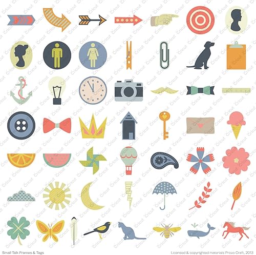 Miniatura 7 de Cricut 2002240 - Cartucho de marcos y etiquetas para obras de arte, tamaño pequeño