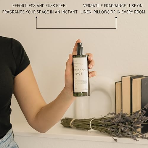 Miniatura 5 de Craft & Kin Spray de habitación, spray de lavanda de 6.76 onzas, aerosol de lino para ropa de cama, spray de almohada, aerosoles de habitación para