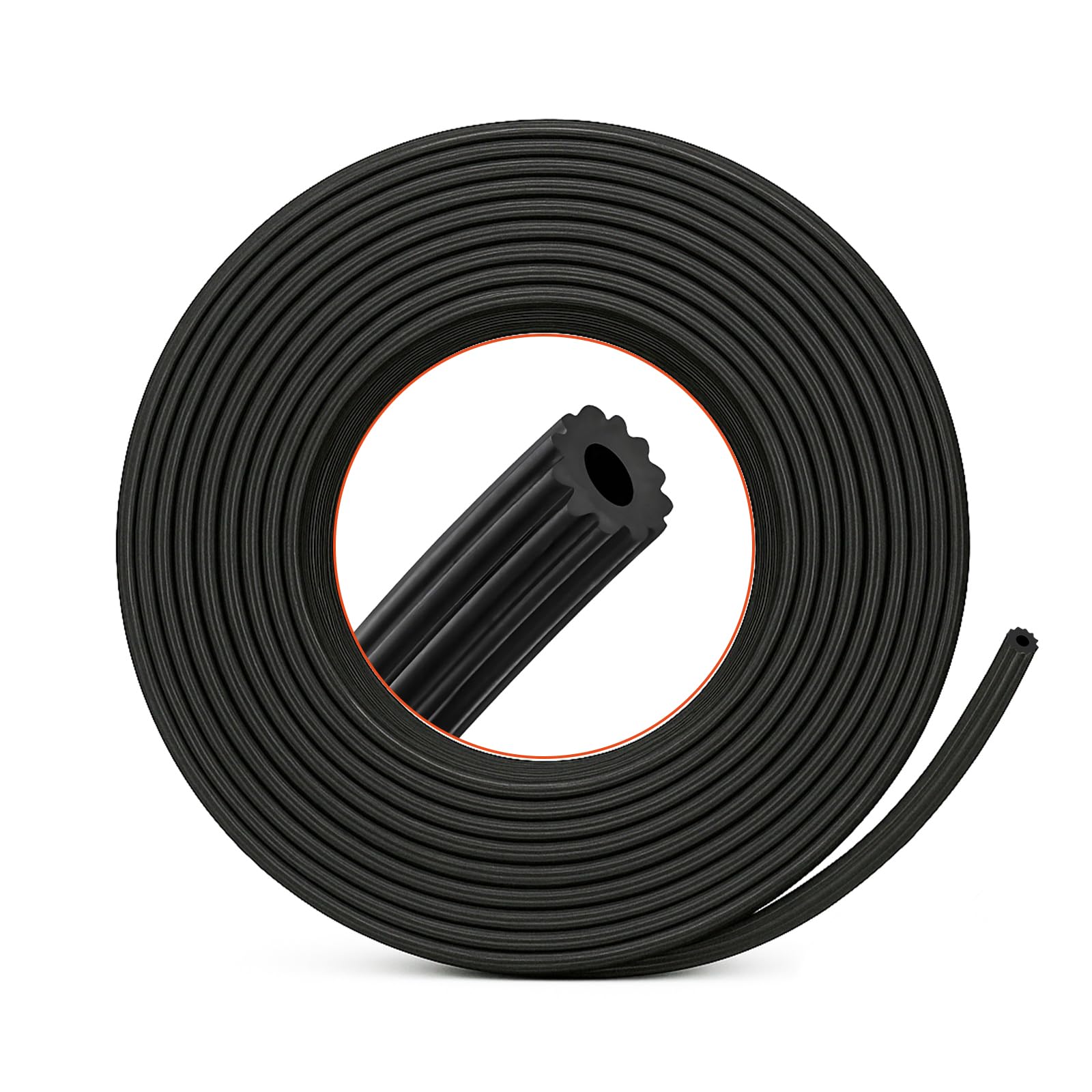 Spline de réparation pour écran de fenêtre moustiquaire cordon rond noir 0,3 cm x 30,5 m