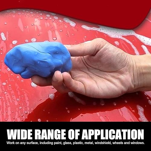 Miniatura 6 de jokormo 2 PCS Car Detail Clean Tool Kit, Excellent Toughness, Improve Clean Efficiency, Universal Rectangle Durable Reused Automotive Wash Clay Bar