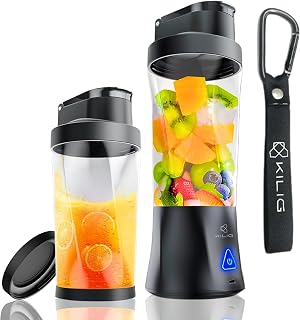 Kilig Vortex Pro 360W Dual Mode Portable Blender for Smoothie and Juices, 6000 mAh Battery, 2in1 700ml Jar, 22000RPM, 6 Si Price In India